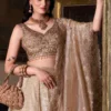 Gold Crush Embroidered Lehenga Choli 2