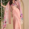 Pink Skirt With Embroidered Choli  10052
