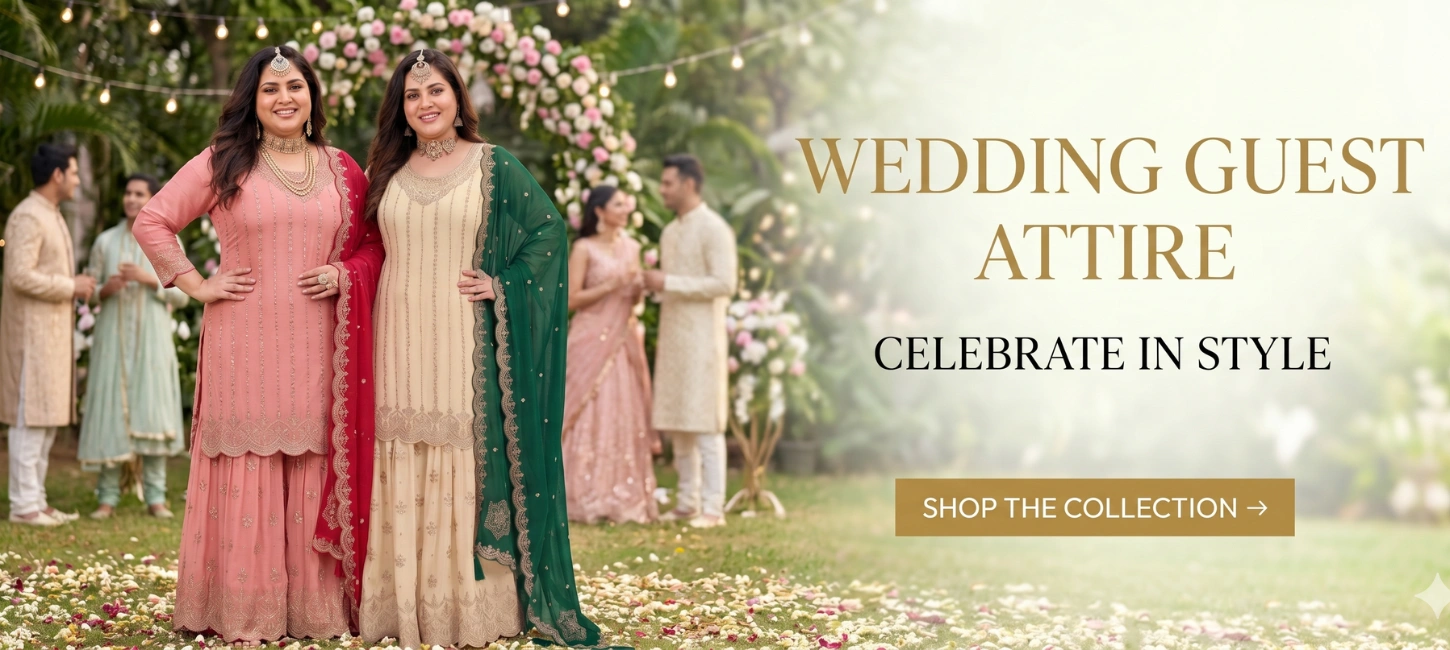 Home 1 Sheyaara- Plus Size Indian Wedding Guest Outfits